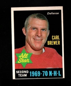 2115* 1970-71 OPC O-PEE-CHEE # 243 Carl Brewer como nuevo-como nuevo - Imagen 1 de 2