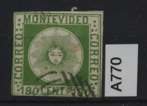 FORGERY of Uruguay Montevideo 1860, vendo come falso, A770 - Foto 1 di 1