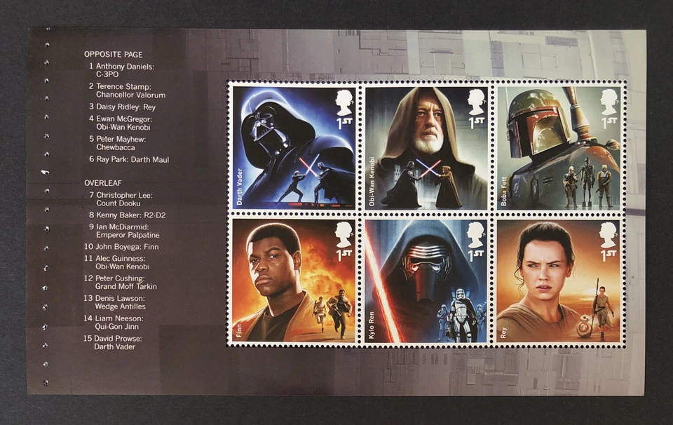 GB 2015 MNH THE MAKING OF STAR WARS A BRITISH STORY BOOKLET PANE 1 Ex DY15 - image 1 of 1