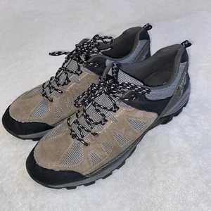 ITASCA Balboa Mens 4541166B Gray Leather Lace Up Running Athletic Shoes Men’s 13 - Picture 1 of 10