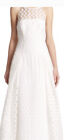 MILLY - White Jacquard Mesh “LYLA” LONG DRESS / GOWN - Size 4 - STUNNING!!!