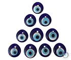 10x Nazar Turkish Evil Eye Hole Home Wall Hanging Decor Charm Blue Lucky Amulet 