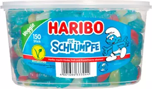Haribo Die Schlümpfe 150 Stück , 1,35kg - Bild 1 von 1