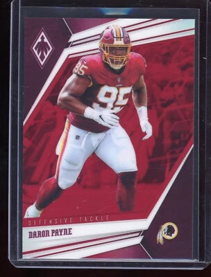 2019 PHOENIX RED #63 DARON PAYNE 281/299 WASHINGTON REDSKINS - Image 1 of 2