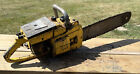 VINTAGE COLLECTIBLE MCCULLOCH 250 CHAINSAW WITH BAR   (kk)