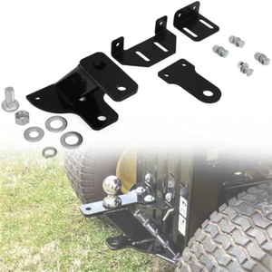 Universal Lawn Tractor Hitch 3-Way Garden Trailer Hitch with Support Brace Kit - Picture 1 of 4