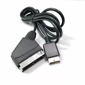 New RGB Scart Cable Replacement 1.8 meter/ 6ft For PS 1/2/3 PS1 PS2 PS3 - Picture 1 of 6