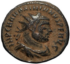 GALERIUS as Caesar w Concordia Ancient 295AD Roman ANTONINIANUS Coin