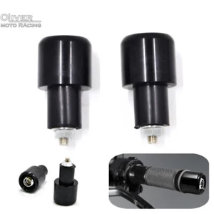 2pcs Universal 7/8'' For 22MM Bike Handle Bar Ends Plug Grip Ends Cap Motorcycle - Imagen 1 de 8
