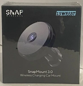NEW Snap Wireless SnapMount 3.0 Wireless Charging Car Mount 15W FAST - Photo 1 sur 3