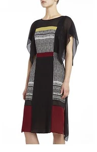 NUEVO VESTIDO COMBO CATERINA BCBGMAXAZRIA PASARELA TALCO BALCK FCD6U082/AL196 TALLA S - Imagen 1 de 2