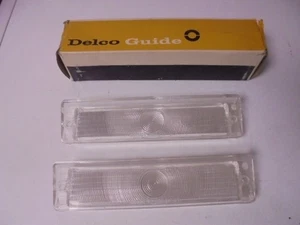 1967 Buick LeSabre Wildcat Electra 225 Turn Signal Lenses 67 Parking NOS GM - Picture 1 of 5