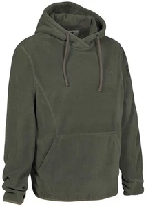 Percussion® Jagdhoody aus Fleece khaki/olivgrün NEU! Fleecehoodie Jagdpullover - Picture 1 of 4