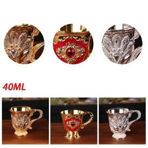 Handmade Retro Vintage Wine Cup Antique Alloy European Style Goblet Decor - Photo 1/13