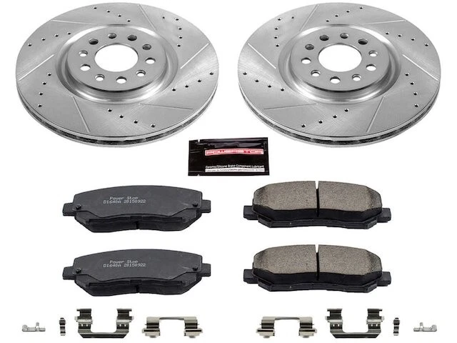 Kit de pastillas de freno delanteras y rotor para Chrysler 200 2016 SF776JV 2015-2017 Foto 1 de 1