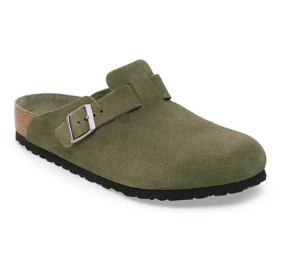Zueco Birkenstock Boston BS tomillo tonal FB informal suave plantilla talla 38 o 7 - 7,5 Foto 1 de 4