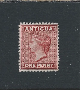 ANTIGUA 1872 1d LAKE PERF 12½ WATERMARK REVERSED MINT SG 13x CAT £180 - Picture 1 of 2