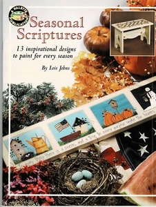 SEASONAL SCRIPTURES PAINTING BOOK-13 DESIGNS FOR EVERY SEASON-BY LOIS JOHNS - Picture 1 of 1
