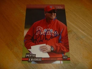 Rich Dubee Philadelphia Phillies  Signed/Auto Team Set Card   - Picture 1 of 1