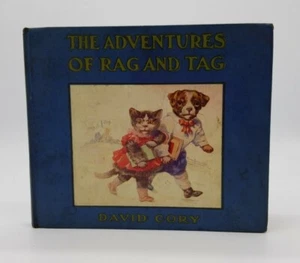 The Adventures of Rag and Tag by David Cory 1915 Hardcover Signed & Inscribed - Picture 1 of 10