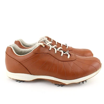 Zapatos de golf Footjoy EmBody 96106 para mujer talla 9M de cuero marrón Foto 1 de 4