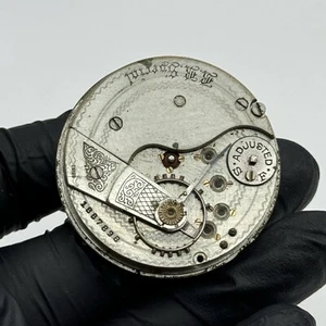 Reloj Bolsillo Especial Ferrocarril 45.7mm Veritoff "Falso" Movimiento Piezas Reparación - Imagen 1 de 20