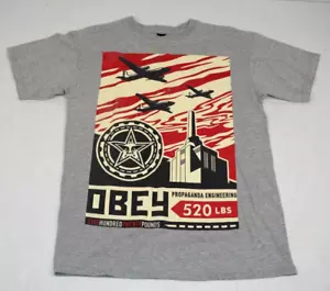 Vintage T-Shirt Shepard Fairey Obey Size S 00s Propaganda Engineering Andre Star - Picture 1 of 10