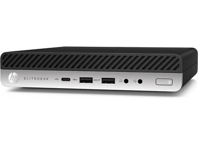 HP EliteDesk 800 G5 Mini PC i7 9700 4.7GHz 16GB RAM 256GB SSD WiFi VAT Warranty - Image 1 of 4