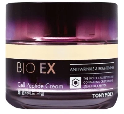 Tonymoly Bio Ex Cell Péptido Crema 50ml Anti Envejecimiento Húmedo Elástico Foto 1 de 2