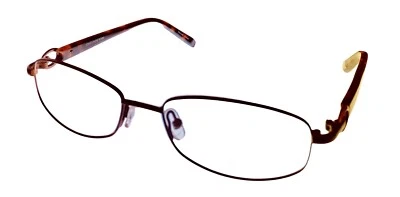 Marco rectangular de metal marrón Jones New York Ophthalmic para hombre, J473. 52mm Foto 1 de 4