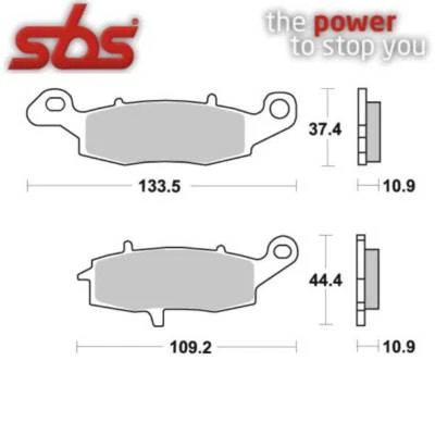 COPPIA PASTIGLIE FRENO 886HF 886 HF PER SUZUKI 1600 VZ MARAUDER 2004-2005 - Imagem 1 de 2
