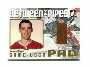 2005-06 Between the Pipes Pads Gold #GUP7 Jacques Plante Gold Version 1 OF 5