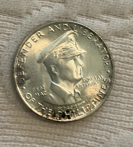 1947 Philippines 50 Centavos General MacArthur Cover