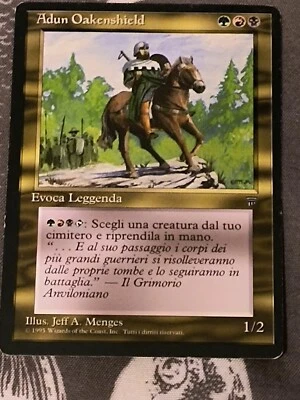 MTG Adun Oakenshield Italian Legends magic deckmaster  - Image 1 of 2