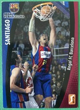 2008-09 PANINI BASKET LIGA ACB DANNY SANTIAGO PUERTO RICO
