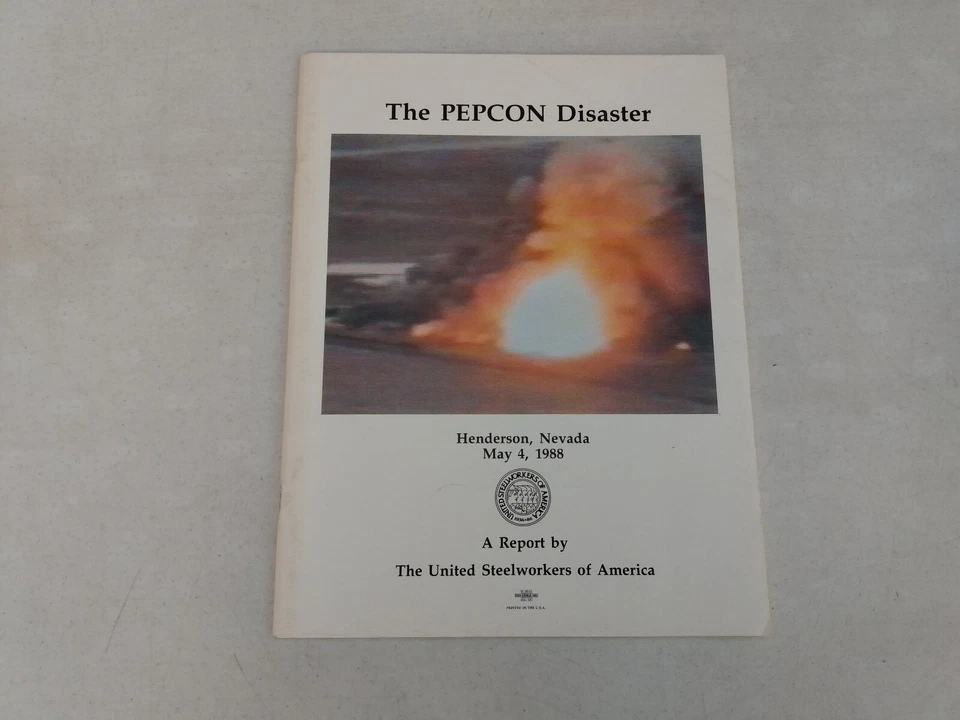 PEPCON Disaster Nevada Chemical Explosion Report USW ammonium perchlorate ‘89 - Image 1 of 4