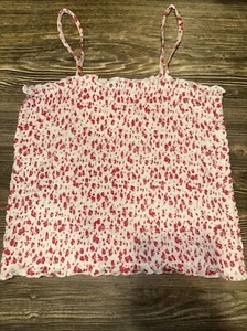 Melrose And Market Tank/Crop Top Girls Size XL(14/16) Red White. NWOT P - Picture 1 of 6
