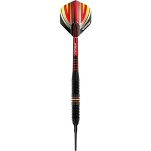 Softdarts Winmau Outrage V1 Black Coated, Zylinderform mit Shark-Grip -18 g - Picture 1 of 3