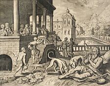 Der Lazare Und Böser Reiche Nach Matthäus Merian (1593-1650) Xvii