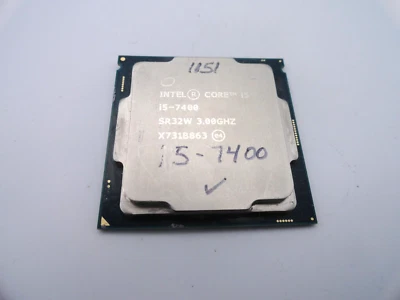 Intel Core i5-7400 4 Cores 4 Threads 3GHz LGA1151 CPU - Image 1 of 2