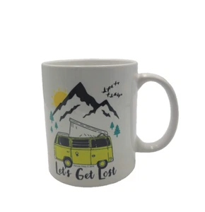 "Potluck Press 2019 Camper Van Coffee Mug 11oz "Let's Get Lost" - Picture 1 of 7