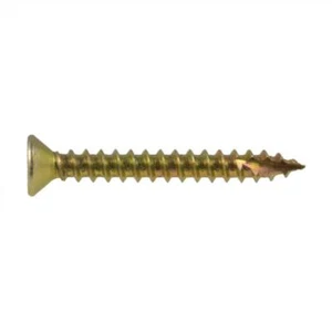 Countersunk Phillips Timber Self Drilling Screw T17 Class 2 Zinc Yellow - Picture 1 of 3