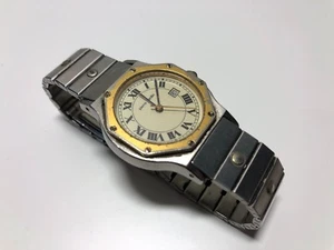 Vintage Watch Reloj PIERRE CARDIN - Quartz Steel Date - Beige Dial - NO FUNCIONA - Imagen 1 de 10