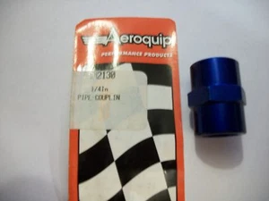 AEROQUIP PERFORMANCE PRODUCTS, FCM2130, 1/4" PIPE COUPLING NPT FEMALE X FEMALE - Foto 1 di 3