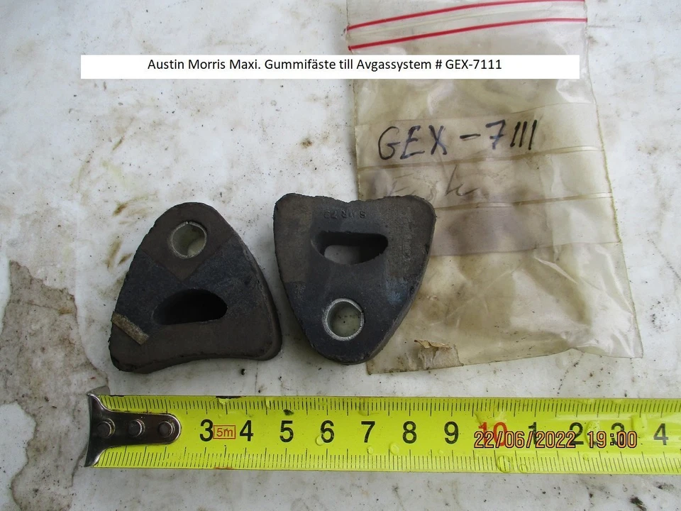 Austin Morris Maxi. 2 suportes de borracha para sistema de exaustão # GEX-7111 - Imagem 1 de 1