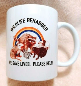 Wildlife Rehabber We Save Lives Regenbogen Kaffee Tee Keramiktasse Neu 11 Unzen - Bild 1 von 4