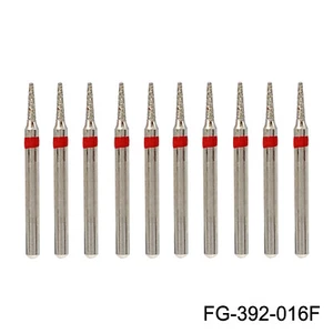 Dental Dentistry 401534 FG 392-016F Interproximal Fine Diamond Burs 10Pcs - Picture 1 of 4