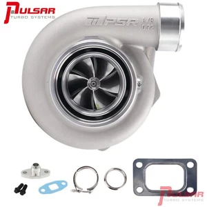 PTE 6766 6766E 6766SP 6766HP Billet Ball Bearing Turbo T3 Open, Vband 0.82A/R - Bild 1 von 8