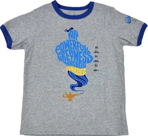 Disney Store Kinder grau Kurzarm Baumwolle Aladin Genie Grafik T-Shirt Gr. XS 4 - Bild 1 von 2