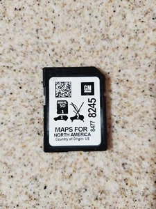 2018-2022 GM GMC CADILLAC BUICK NAVIGATION SD CARD 8477 8245 FACTORY GM OEM - Foto 1 di 2